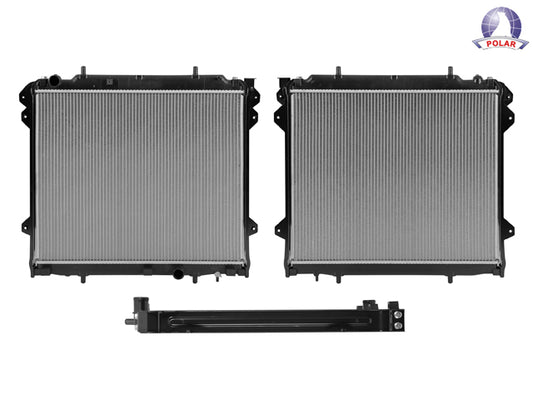 Radiador Jc Frison T6 19-24 L4 2.0 Lts Turbo Std 20 1/2X24 1/3X26Mm Alum Sold Polar