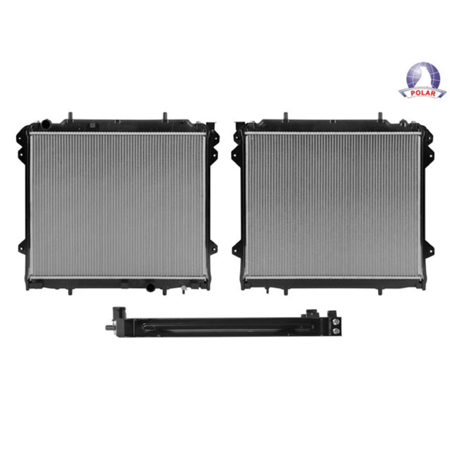 Radiador Jc Frison T6 19-24 L4 2.0 Lts Turbo Std 20 1/2X24 1/3X26Mm Alum Sold Polar