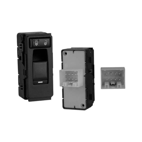 Control Electrico De Elevador/Seguro 8 Pins 2 Teclas Negro 12Vcc Mnj Der Delantero P/ Jeep Grand Cherokee 2005-2010