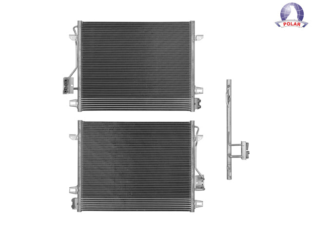 CONDENSADOR CR CARAVAN 08-16 V6 3.3, 3.6, 4.0 LTS 25 1/5X20 3/16X20MM ALUM SOLD POLAR