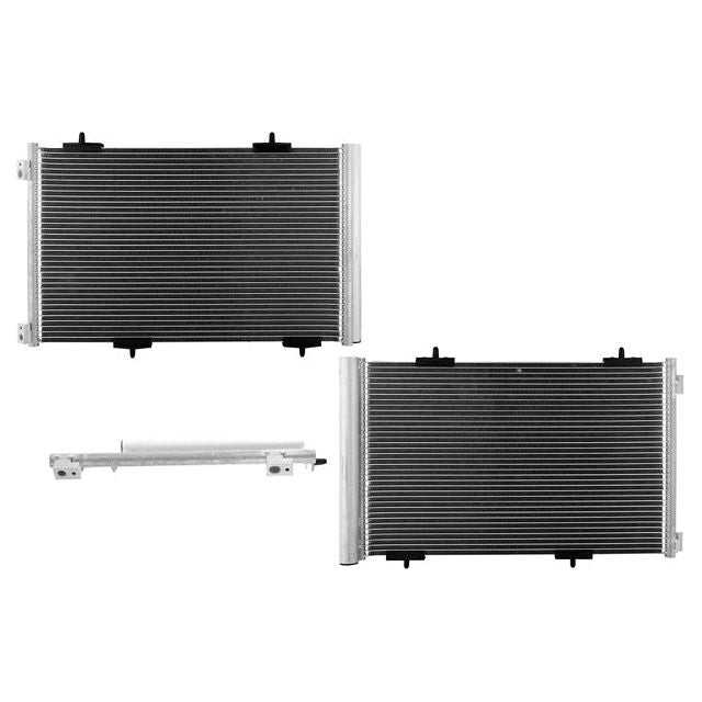 CONDENSADOR PG 301 13-23 L4 1.6 LTS AUT/STD C/SECADOR 22 5/7X14 1/3X16MM ALUM SOLD POLAR