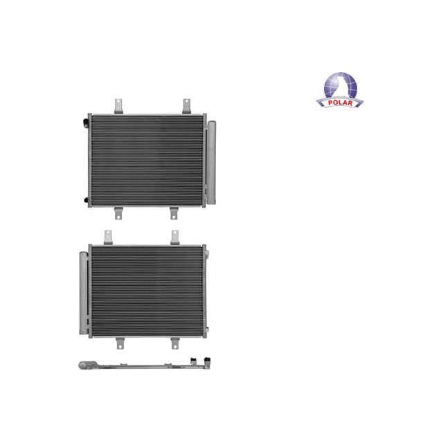 CONDENSADOR TY AVANZA 16-19 L4 1.5 LTS C/SECADOR 18 1/2X14 3/5X12MM ALUM SOLD POLAR