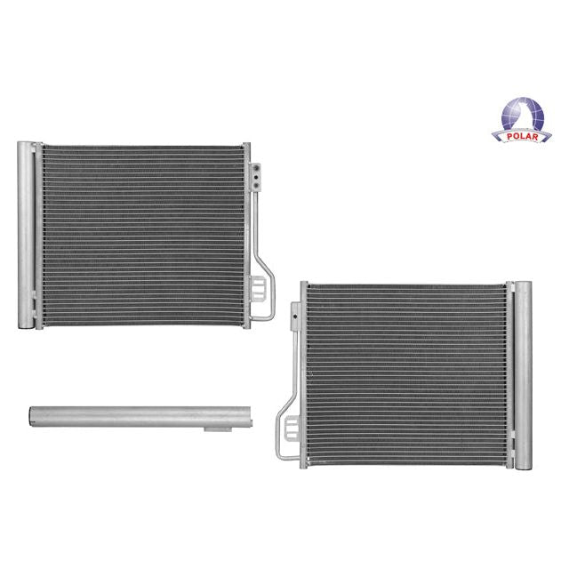 CONDENSADOR SM FORTWO 08-16 L3 1.0 LTS AUT/STD C/SECADOR 16 8/9X14 3/4X12MM ALUM SOLD POLAR