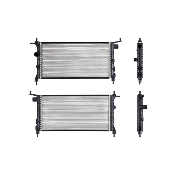 Radiador Cv Chevy Pop/Swing/Joy 94-12 L4 1.4,1.6 Lts S/Aa Std 20 6/7X11 2/9X34Mm Alum Mec Polar