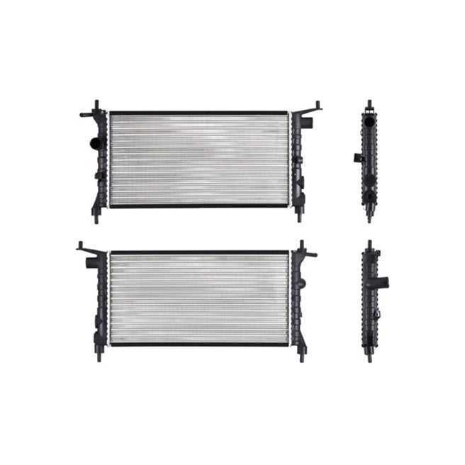Radiador Cv Chevy Pop/Swing/Joy 94-12 L4 1.4,1.6 Lts S/Aa Std 20 6/7X11 2/9X34Mm Alum Mec Polar