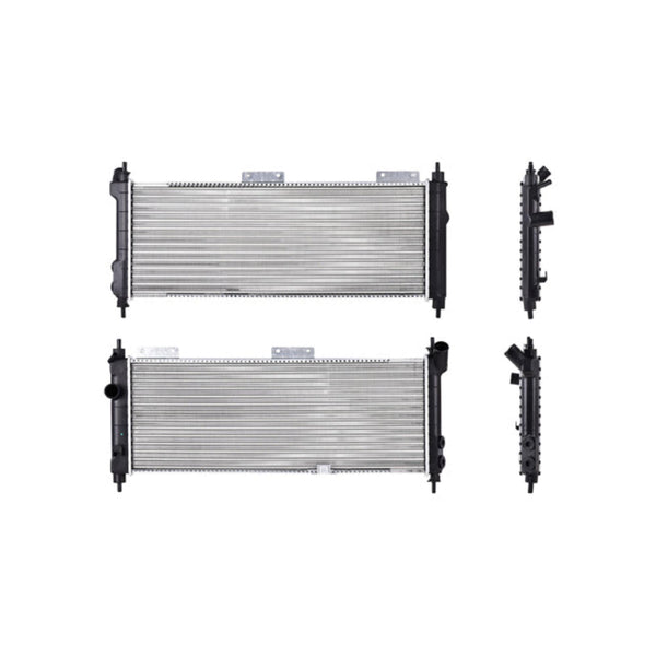 Radiador Cv Chevy/Monza/Pick Up 94-12 1.4/1.6 Lts C/Aa Largo Std 26 7/9X10 1/2X34Mm Alum Mec Polar