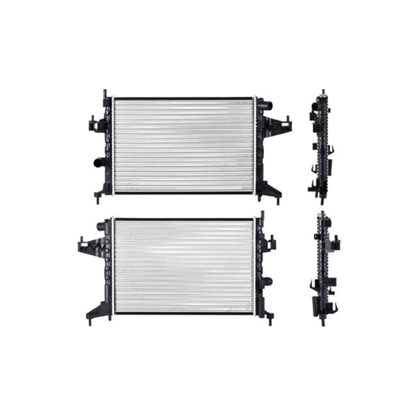 Radiador Cv Corsa 03-10/Tornado 04-11 L4 1.6, 1.8 Lts Std C/S Aa 21 1/4X14 6/7X23Mm Alum Mec Polar
