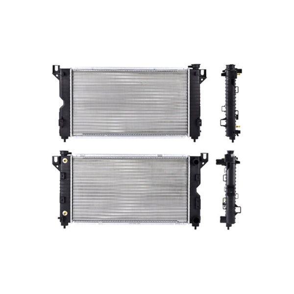 Radiador Cr Caravan/Town Country 96-00 L4/V6 3.0 Lts C/S Aa Aut Tomas Lineales 26 1/6X14 6/7X34Mm Alum Mec Polar