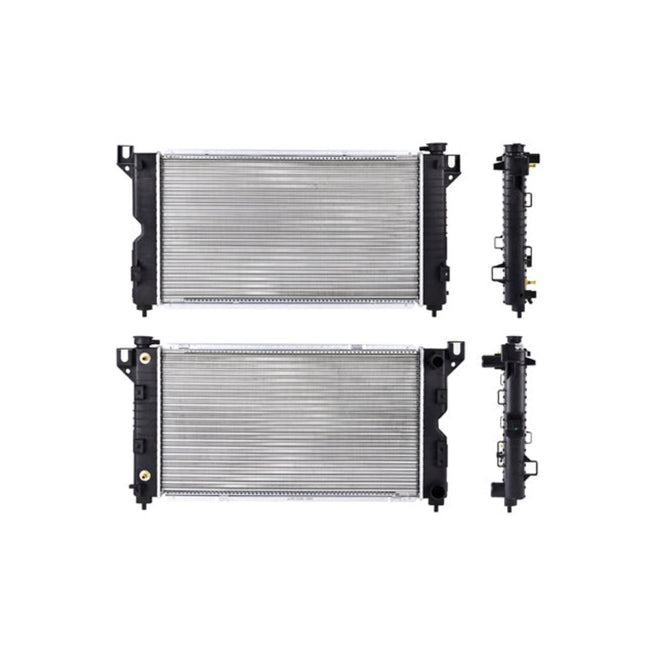 Radiador Cr Caravan/Town Country 96-00 L4/V6 3.0 Lts C/S Aa Aut Tomas Lineales 26 1/6X14 6/7X34Mm Alum Mec Polar