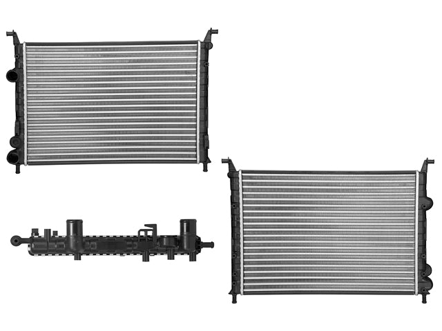RADIADOR FT PALIO 05-11 1.6, 1.8 LTS AUT C/S AA 20 1/2X14X23MM ALUM MEC POLAR