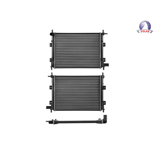 Radiador Fd Fiesta Ikon 01-07 L4 1.6 Lts Std C/S Aa 19 7/8X15 3/5X34Mm Alum Mec Polar