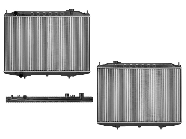 RADIADOR NS D22/NP300 08-15 L4 2.5, 3.2 LTS C/S AA STD DIESEL 17 5/7X27X23MM ALUM MEC POLAR