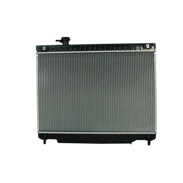 Radiador Automotriz Chevrolet Trailblazer, Isuzu Ascender, Buick Rainier, GMC Envoy, T/A 04-07 26mm Tubo Soldado