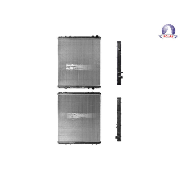 Radiador Fl Cascadia 08-13 L6 11.9, 12.8, 14.8, 15.6 Lts Aut 42X37 5/8X56Mm Alum Plastico Polar