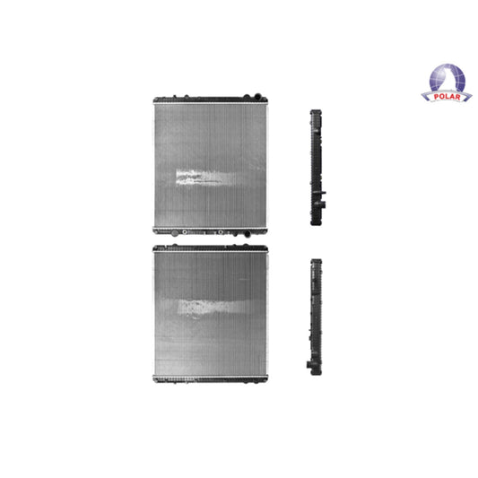 Radiador Fl Cascadia 08-13 L6 11.9, 12.8, 14.8, 15.6 Lts Aut 42X37 5/8X56Mm Alum Plastico Polar