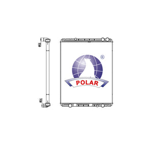 Radiador Tomas Cruzadas Cascadia Manual 2009-2012 Polar