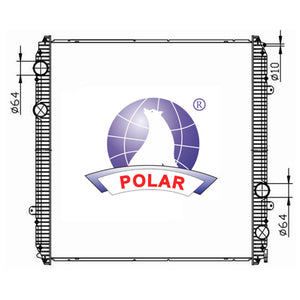 Radiador Coronado Manual 2004-2011 Polar