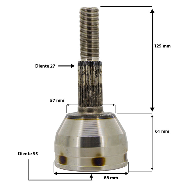 Juntas Homocineticas Rueda P/ Jeep Liberty 2002 - 2005