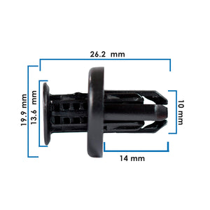 Grapa Larga Orificio 25 64 CR-V 2013-2024