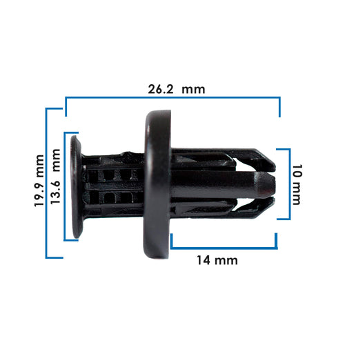 Grapa Larga Orificio 25 64 CR-V 2013-2024
