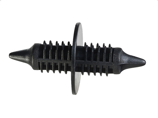 Retenedor Doble Punta Rad/Parr Varios Usos S-10 -91 Hoyo:5/16 Negro Usa 25Pz