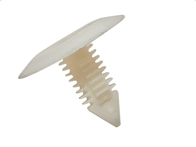 Retenedor Varios Usos Gm/Cr/Fd Hoyo:7Mm/Largo:19Mm/Cab:24Mm Blanco Usa 25Pz