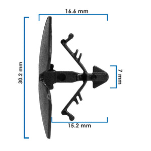 Retenedor Delantero Largo Cofre CR-V 2010-2022