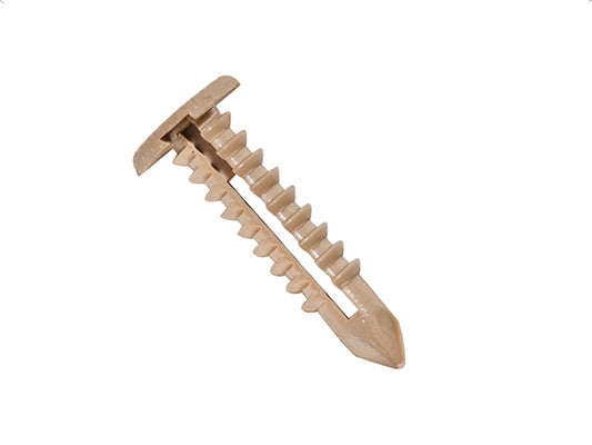 Retenedor Interiores Univ Beige Hoyo:5Mm/Largo 30Mm Cab.13Mm Usa 50Pz