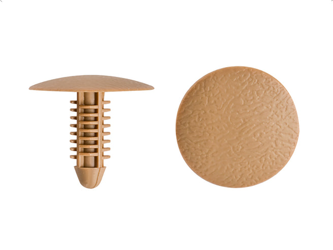Retenedor Interiores Univ. Hoyo:7Mm/Largo:20Mm/Dia.Cab:25Mm Beige 25Pz