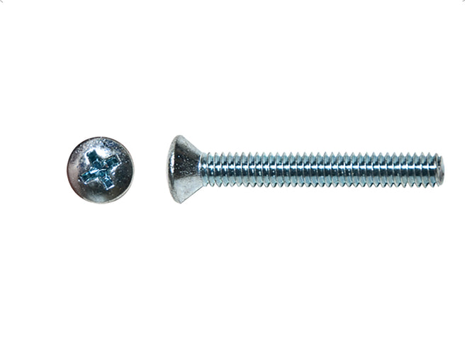 Tornillo Cabeza Ovalada 10-32 X 1/2 Cromado Tw 50Pz