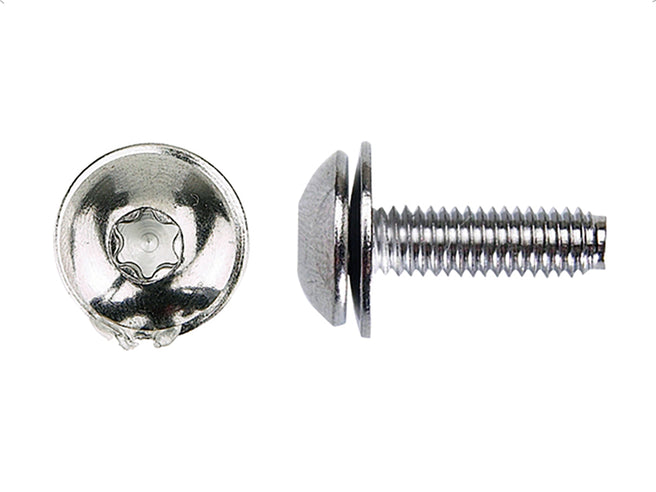 Tornillo Torx Con Rondana Para Espejos Y Varios 6-1.0 X 21Mmusa 15Pz