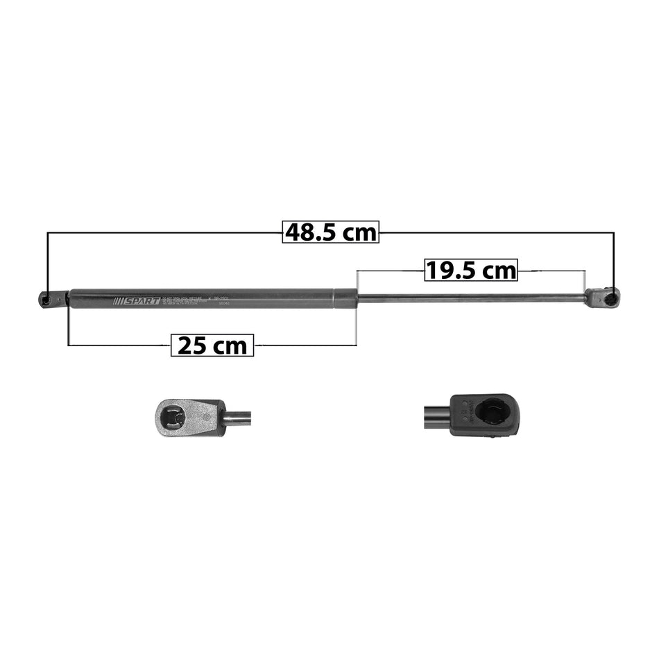 AMORTIGUADOR VIDRIO TRASERO NISSAN QUEST 1999-2002