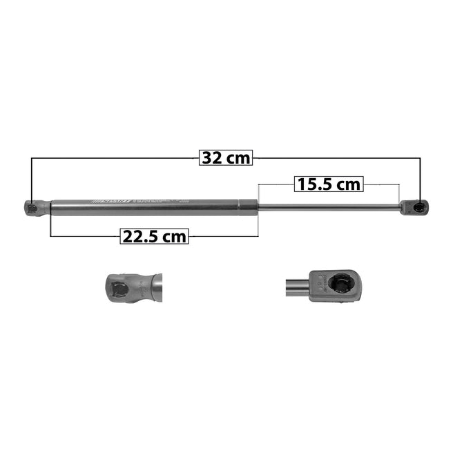 Amortiguador Cofre Para Honda Accord Crosstour 2010-2014