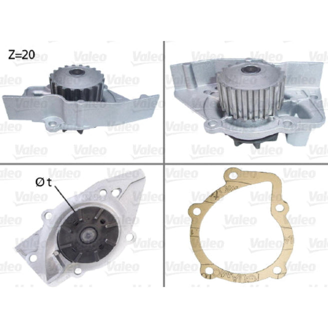Bomba Agua Peugeot 306 2001-2002 L4 1.8L