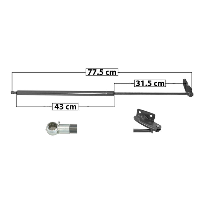 Amortiguador Cajuela Para Nissan Ichi Van 1987-2003