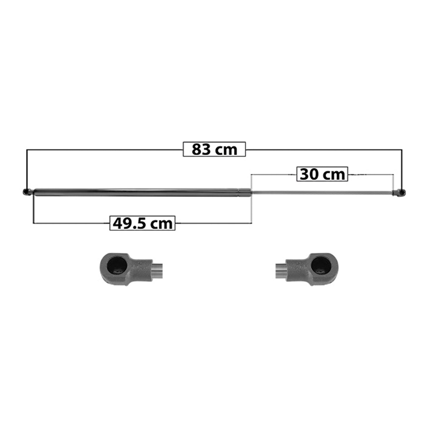 Amortiguador 5Ta Puerta Para Renault Kangoo 2008-2018