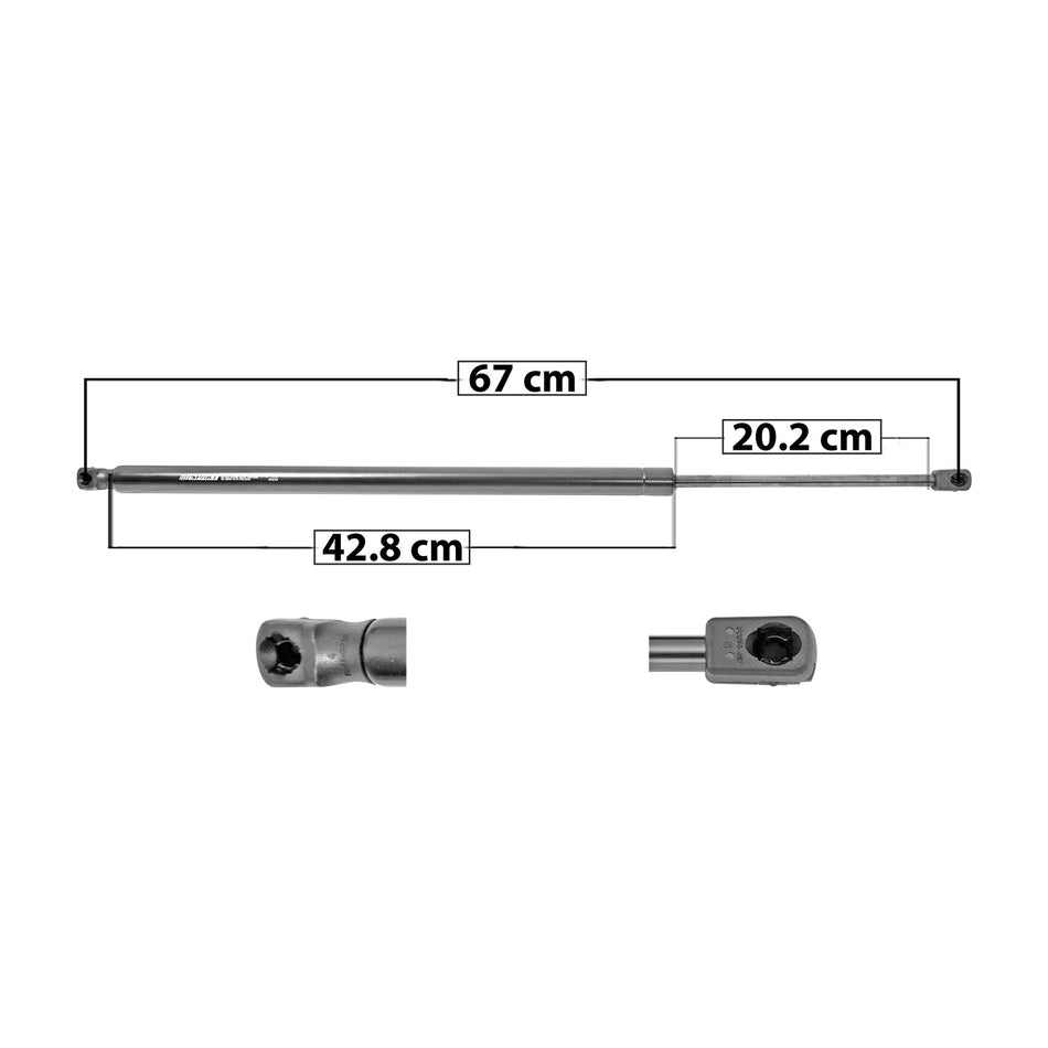 Amortiguador 5Ta Puerta Chrysler Town & Country 2008-2010