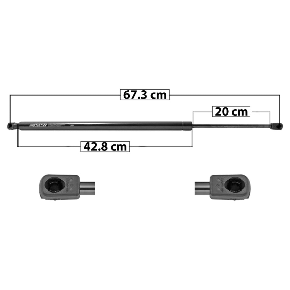 Amortiguador 5Ta Puerta Chrysler Town & Country 2011-2016