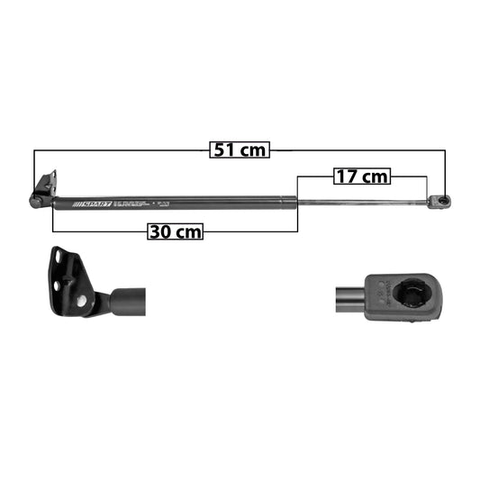 Amortiguador 5Ta Puerta Para Dodge Atos 2009-2012