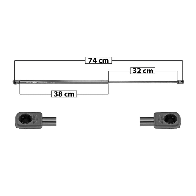 Amortiguador Cofre Para Audi Q3 2011-2018