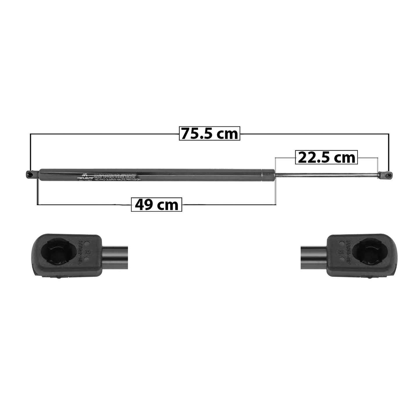 Amortiguador 5Ta Puerta Para Volkswagen Transporter 2003-2008