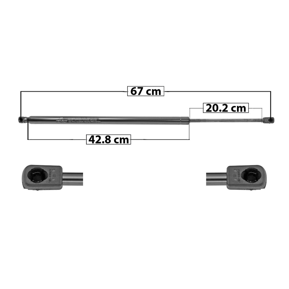 Amortiguador 5Ta Puerta Chrysler Town & Country 2008-2010