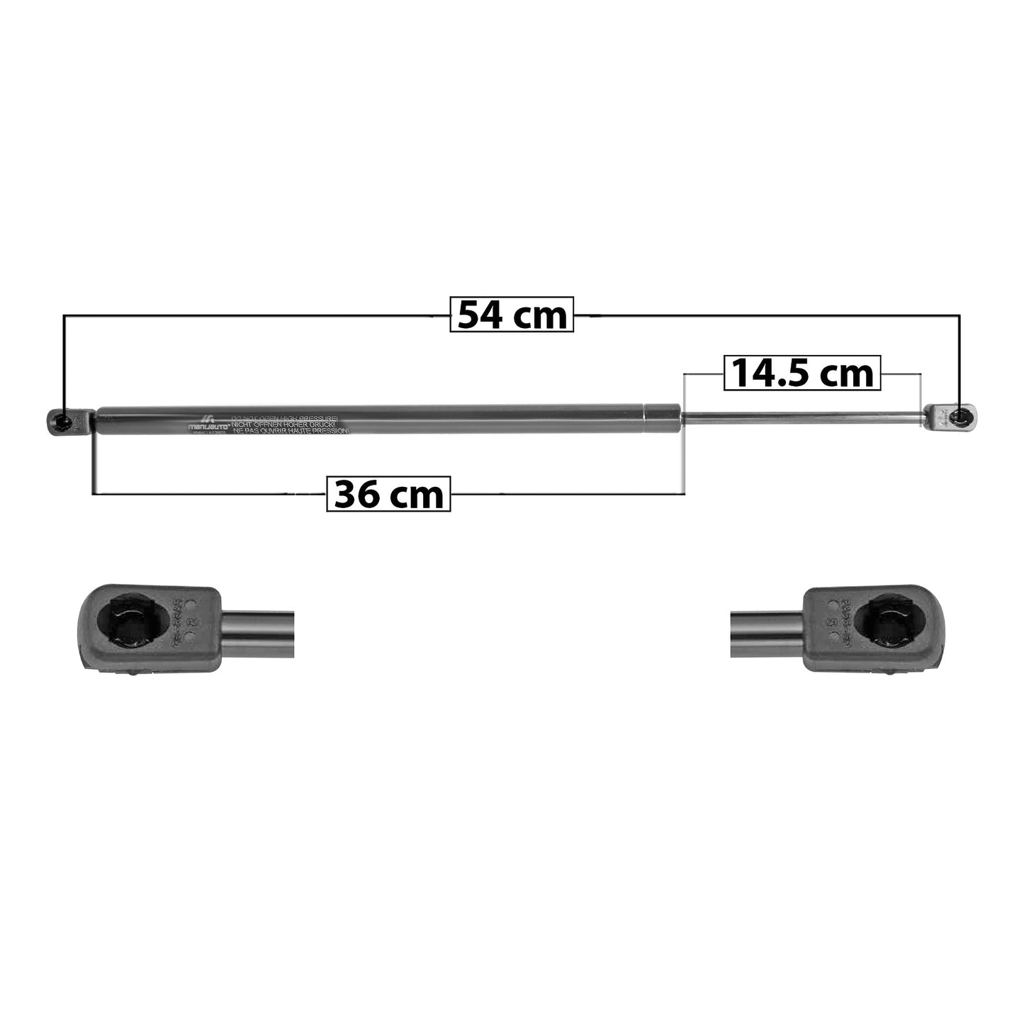 Amortiguador Vidrio Trasero Para Honda Cr-V 1997-2001