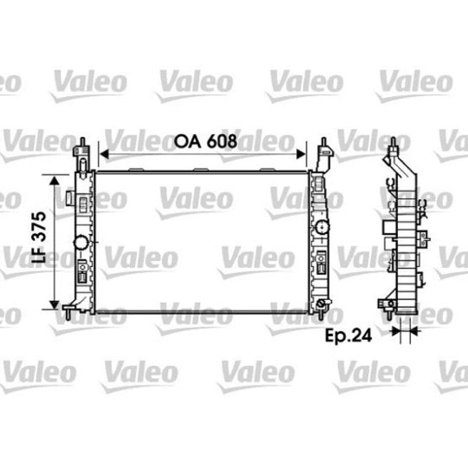 Radiador Chevrolet Meriva 2007-2008 L4 1.8L