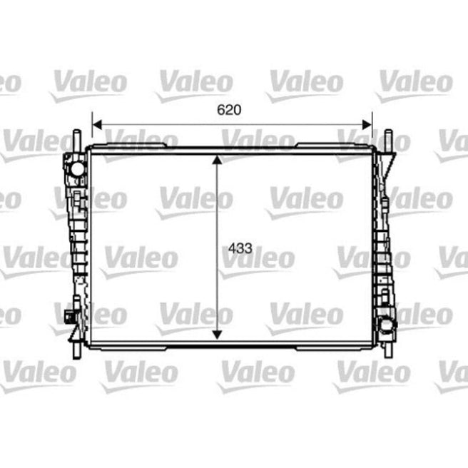 Radiador para Jaguar X-Type 2002-2008 V6 3.0L DPI: 2622