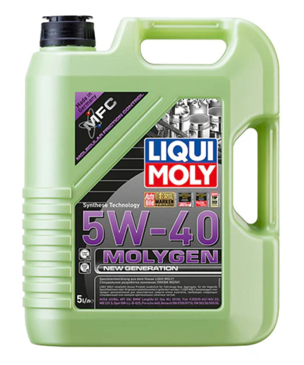 Aceite Liqui Moly Molygen 5W40 - Nueva G.
