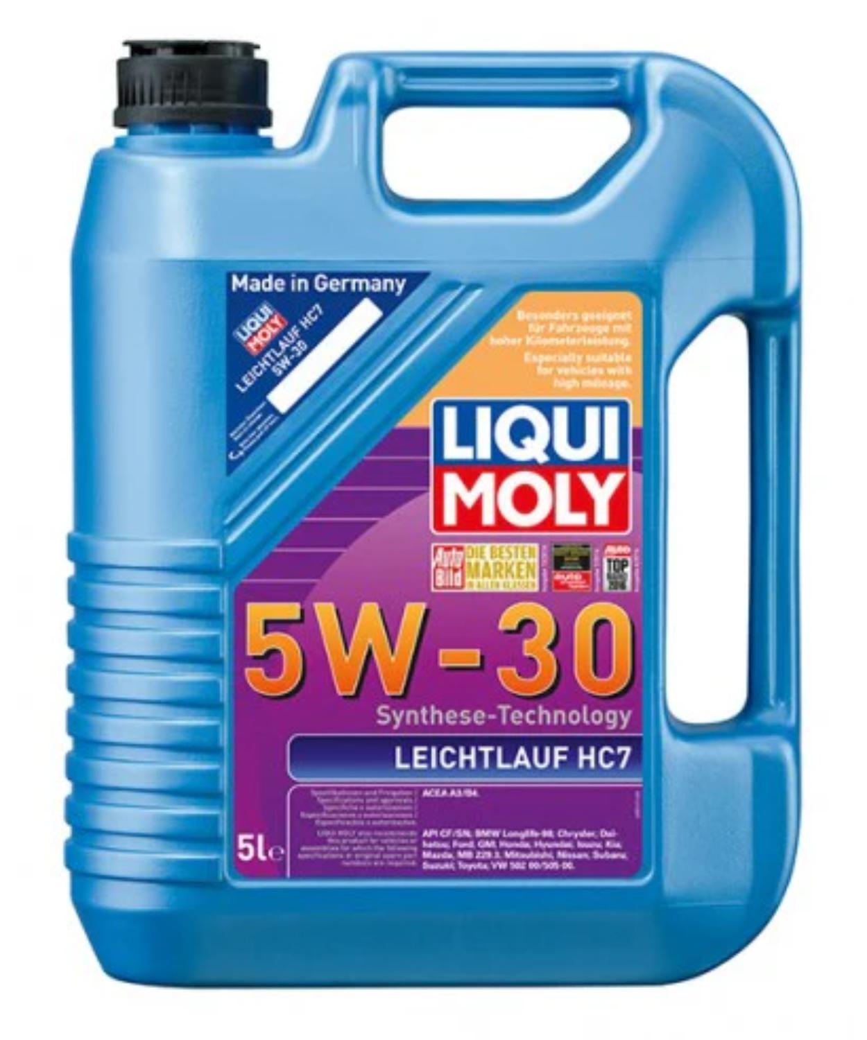 Kit de Limpieza y Aceite Sintético LEICHTLAUF HC7 5W30