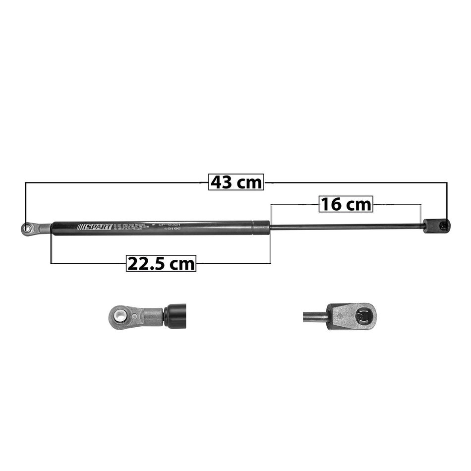 AMORTIGUADOR VIDRIO TRASERO FORD EXPLORER 1991-2001