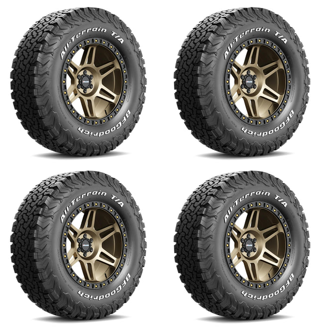 Paquete de 4 Llantas LT255/55 R18 109/105R BFGoodrich All-Terrain T/A KO2