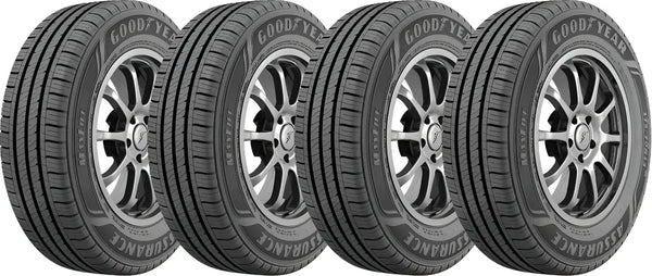 Kit 4  llantas 185/60R14 82T GOODYEAR ASSURANCE AUTO